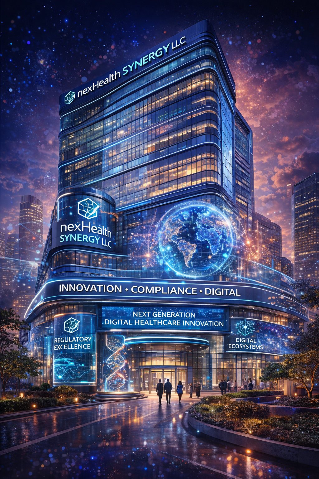 NHS Futuristic Building